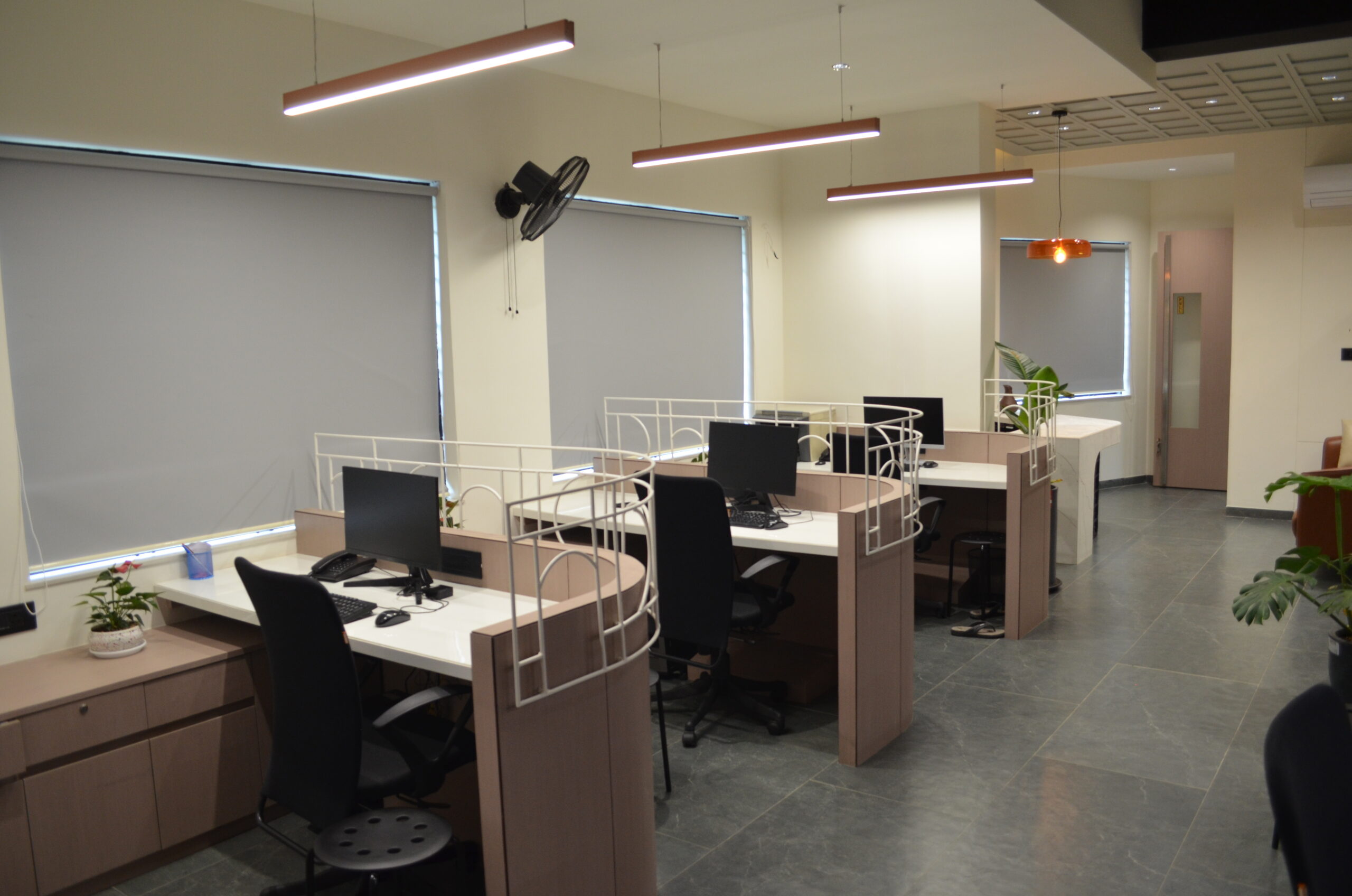 The renovated Sansoft workplace